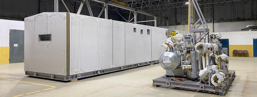 Equipment of FGTF before shipment